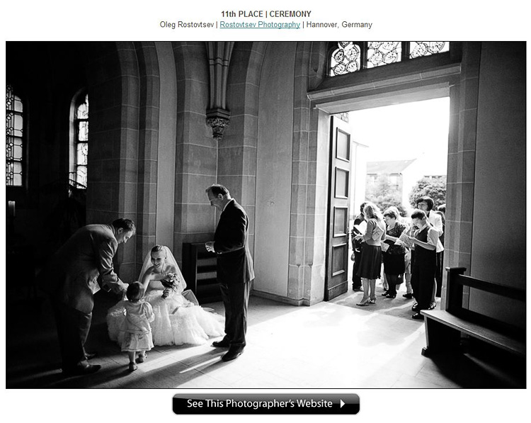 ISPWP Wedding Photography Contest Winner