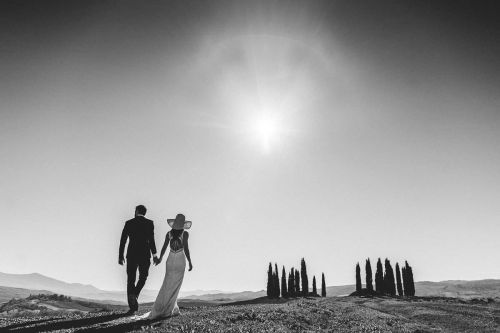 Tuscany honeymoon wedding photos