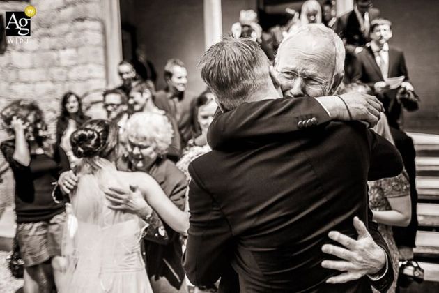 Gratulationen nach der Kirche 
