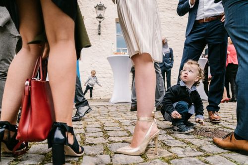 Kinder auf Hochzeit