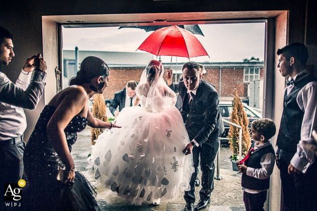 Regen Hochzeit