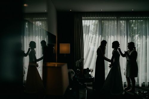 Bride silhouette