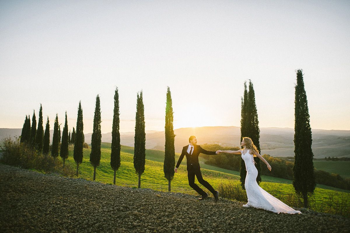 Romantic photos in Tuscany