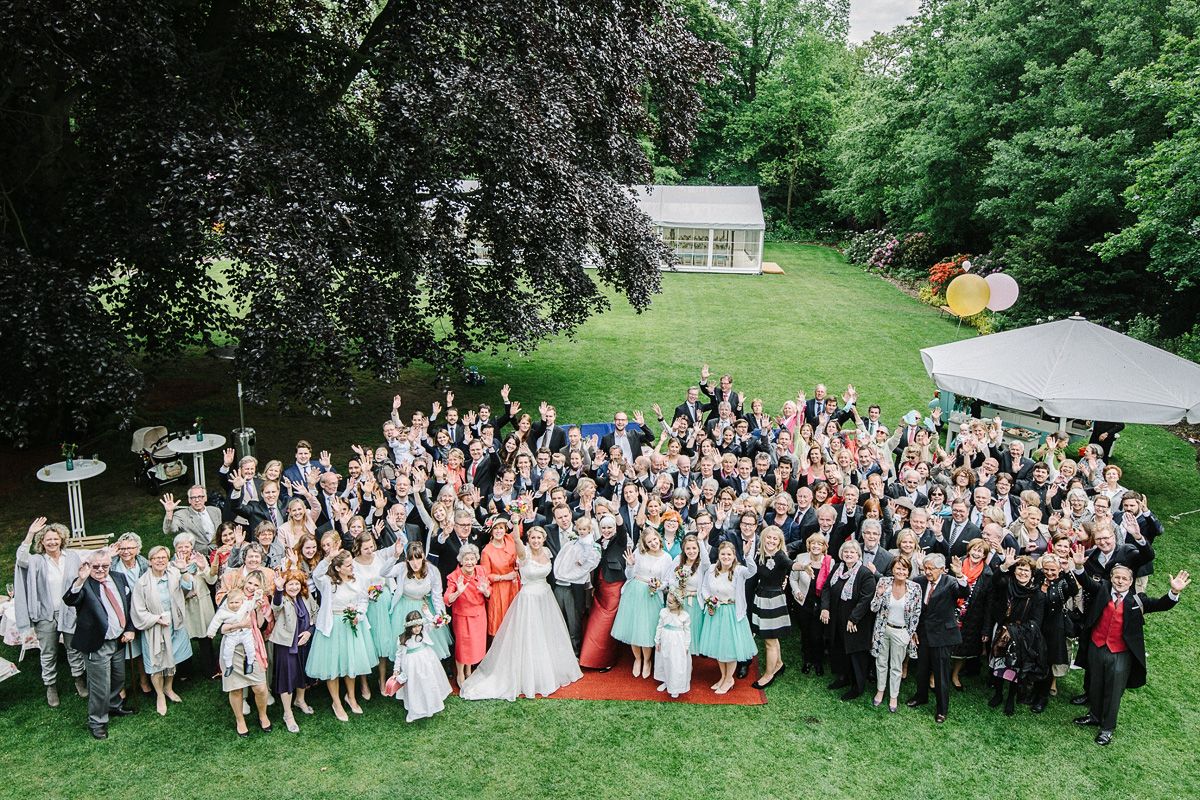 Hochzeit gruppenbild 