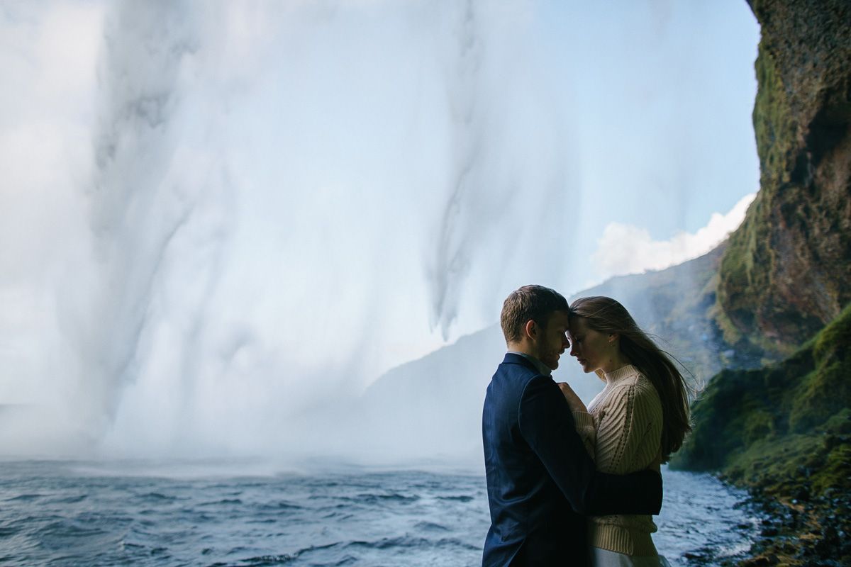 Iceland wedding, Island shooting, Iceland waterfall