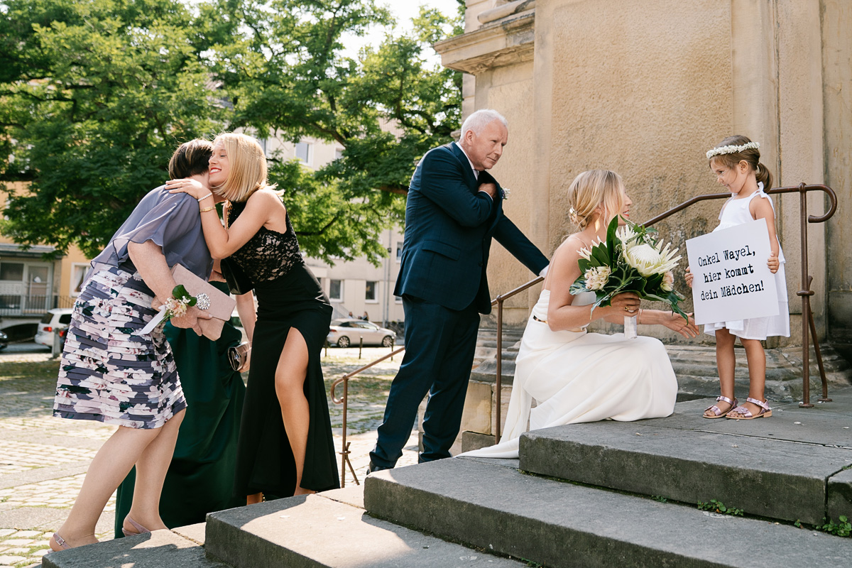 Hochzeit, Freude, Familie, Kinder, Feier