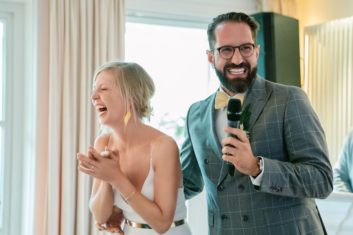 Reden und anstoßen in Hannover