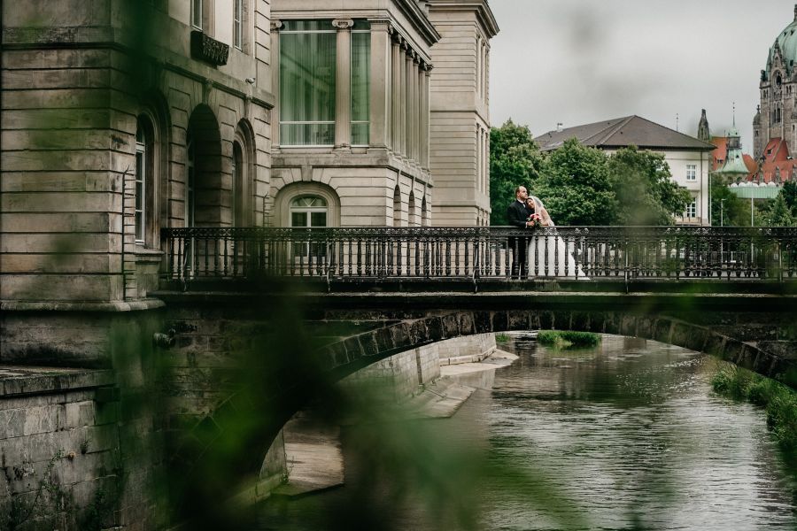 Natürliche Hochzeitsfotos in Hannover
