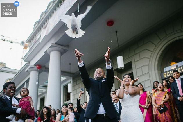Hochzeitsfotografie Awards 30 Hochzeitstauben